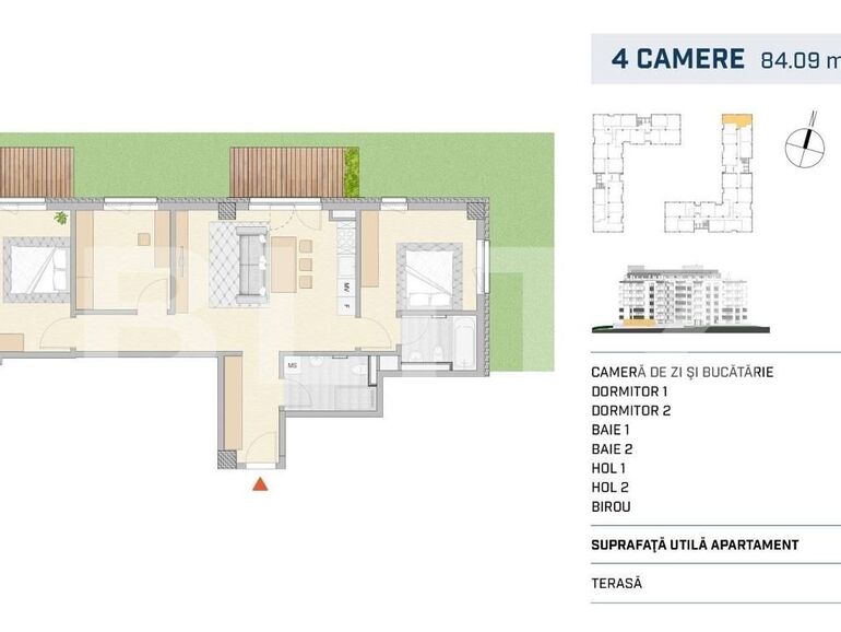 Apartament de vânzare 4 camere Semicentral - 95655AV | BLITZ Cluj-Napoca | Poza1