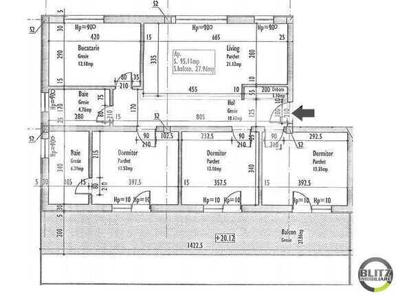 Apartament de vânzare 4 camere Marasti - 9579AV | BLITZ Cluj-Napoca | Poza2
