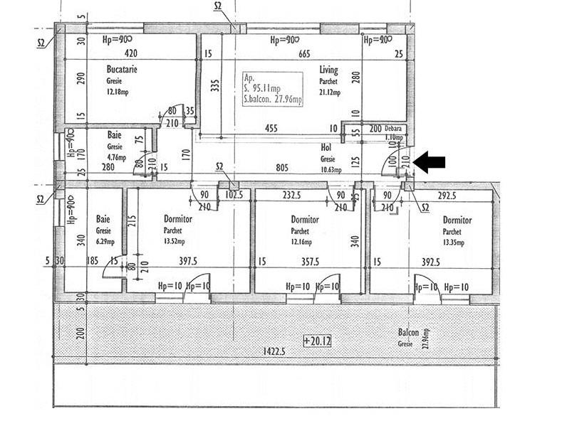Apartament de vânzare 4 camere Marasti - 9579AV | BLITZ Cluj-Napoca | Poza1