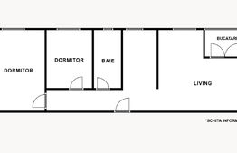 Apartament 3 camere, 74 mp, finisat, parcare, zona Tineretului