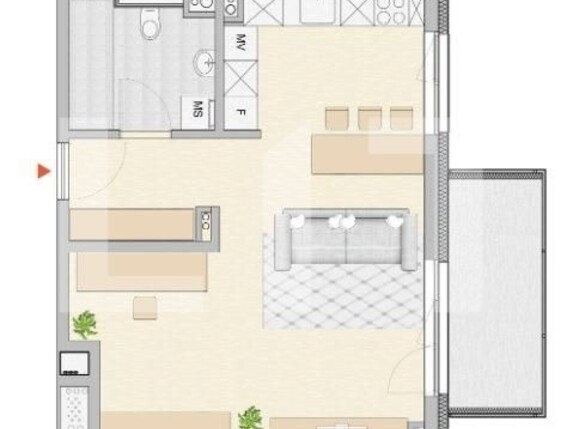 Apartament de vânzare 2 camere Semicentral - 95826AV | BLITZ Cluj-Napoca | Poza2