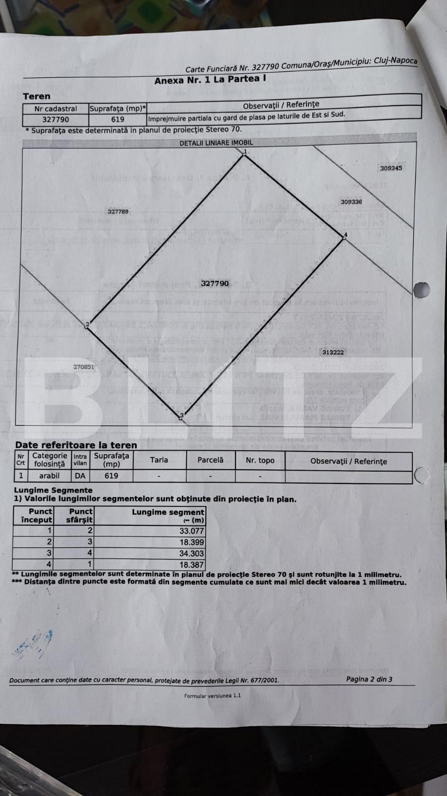 Teren de vânzare Borhanci - 95828TV | BLITZ Cluj-Napoca | Poza1