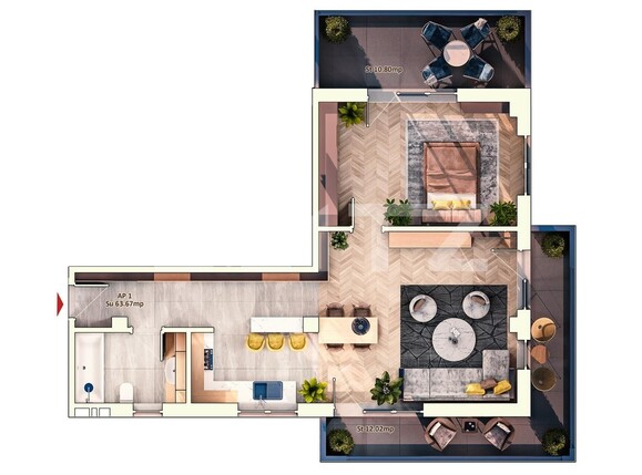 Apartament de vânzare 2 camere Marasti - 95831AV | BLITZ Cluj-Napoca | Poza1