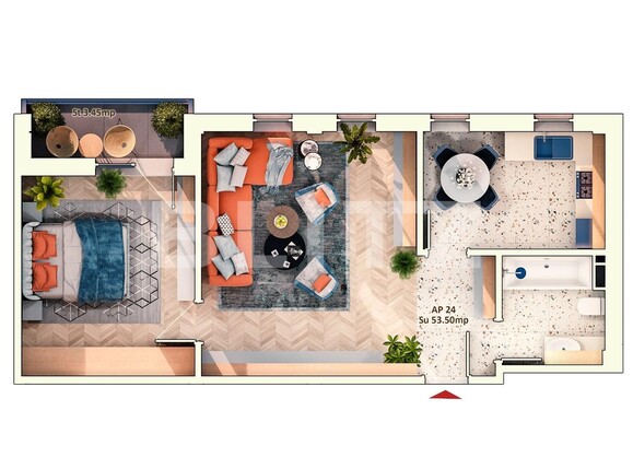 Apartament de vânzare 2 camere Marasti - 95850AV | BLITZ Cluj-Napoca | Poza1