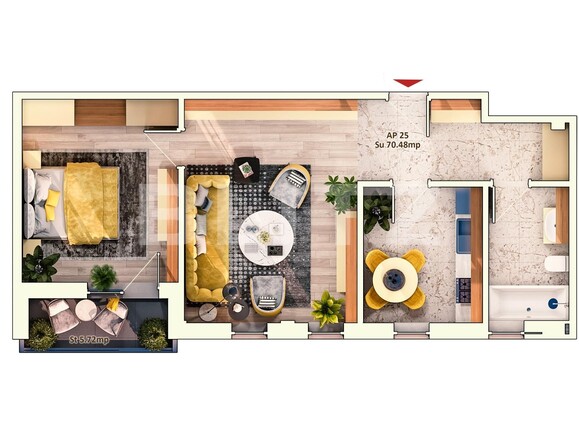 Apartament de vânzare 2 camere Marasti - 95851AV | BLITZ Cluj-Napoca | Poza1