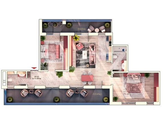 Apartament de vânzare 3 camere Marasti - 95867AV | BLITZ Cluj-Napoca | Poza1