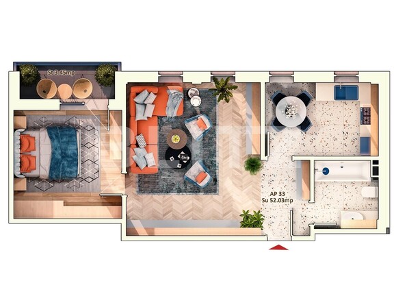 Apartament de vânzare 2 camere Marasti - 95869AV | BLITZ Cluj-Napoca | Poza1