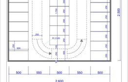 Teren pentru inchiriat, 700 mp, pretabil parc auto, Floresti 