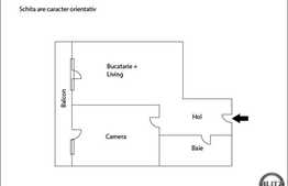 De vanzare, 2 camere semidecomandate, 31 mp, cu loc de parcare inclus!