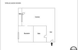 Vanzare apartament cu 1 camera, 37 mp, zona Oncos, Buna Ziua