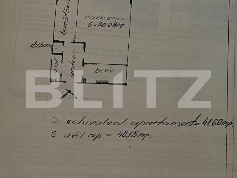 Garsonieră de vânzare Manastur - 96134AV | BLITZ Cluj-Napoca | Poza1