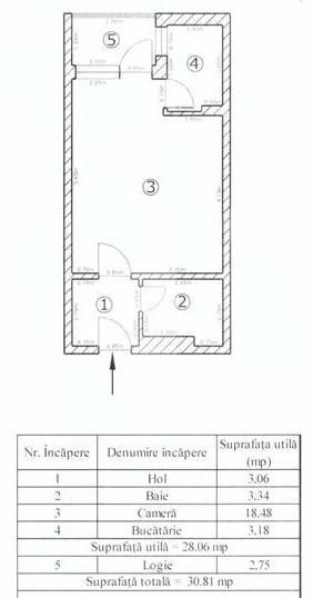 Garsonieră de vânzare Manastur - 96180AV | BLITZ Cluj-Napoca | Poza1