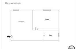 Vanzare apartament 1 camera, 36 mp, demisol, Buna Ziua