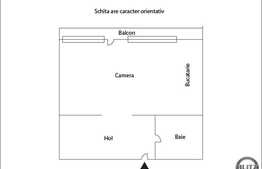 Garsoniera 31 mp, zona Calea Baciului