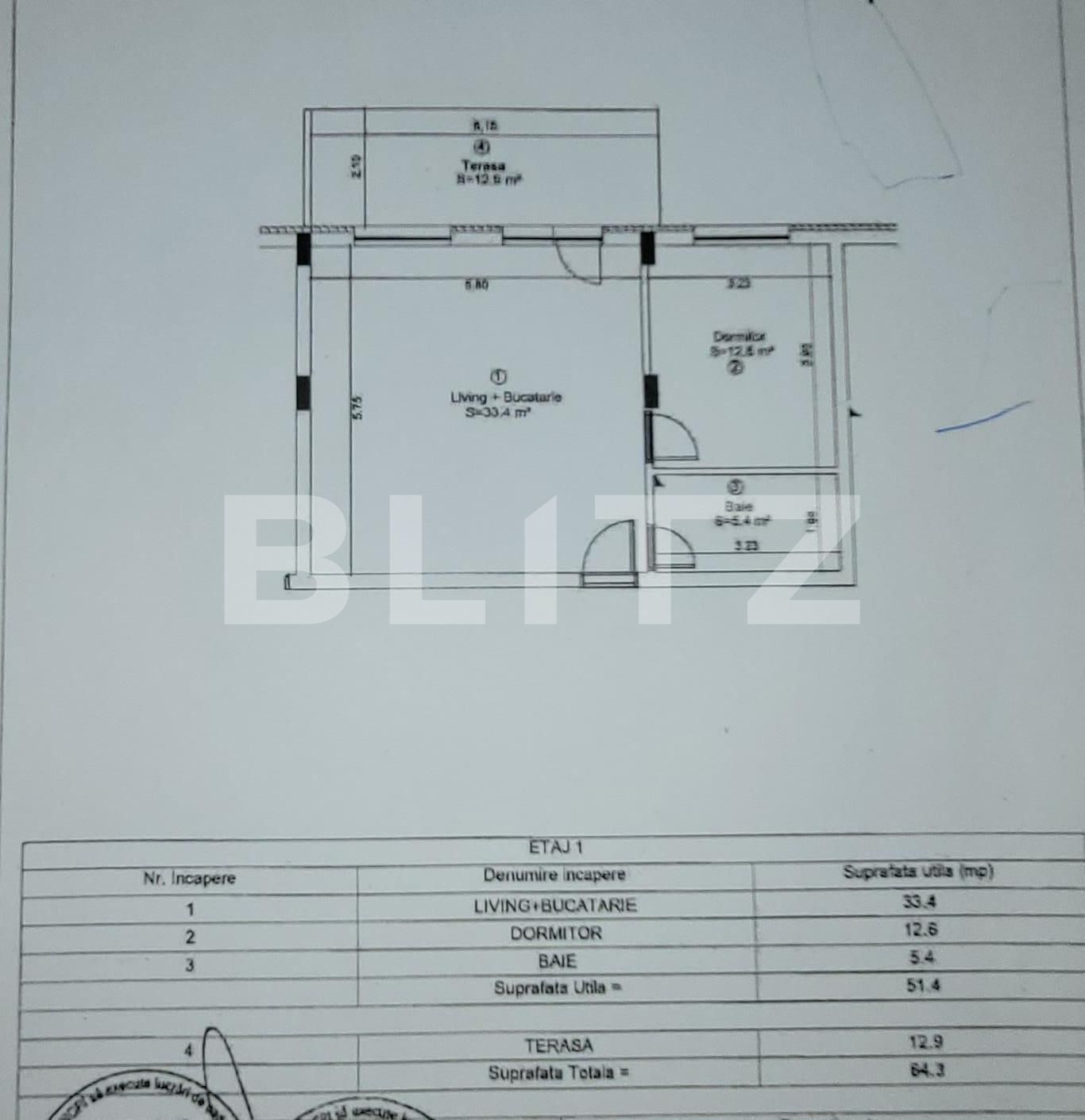 Apartament de vânzare 2 camere Floreşti - 96304AV | BLITZ Cluj-Napoca | Poza1