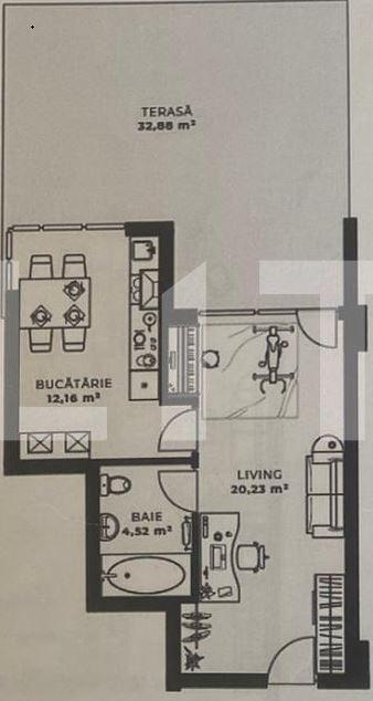 Garsonieră de vânzare Gheorgheni - 96310AV | BLITZ Cluj-Napoca | Poza4