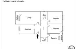 Vanzare 4 camere, decomandat, 78 mp utili, zona Expo, 2 parcari, boxa