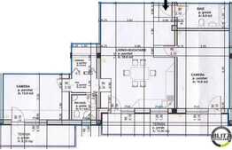 Apartament cu 4 camere de vanzare, imobil nou, semifinisat