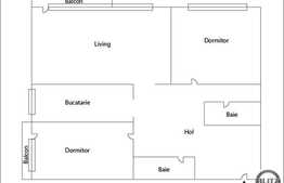 Apartament 3 camere, 76 mp, decomandat, etaj intermediar, zona Piata Marasti