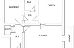 Apartament 2 camere, 45 mp, mobilat/utilat, zona 13 Decembrie