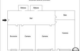 Apartament 3 camere, 70 mp, decomandat, zona strazii Mehedinti