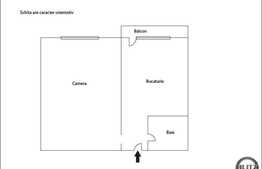 Apartament cu 1 camera, decomandat, 38 mp, zona nou dezvoltata Gheorgheni