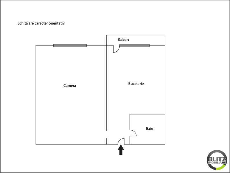 Garsonieră de vânzare Gheorgheni - 966AV | BLITZ Cluj-Napoca | Poza1