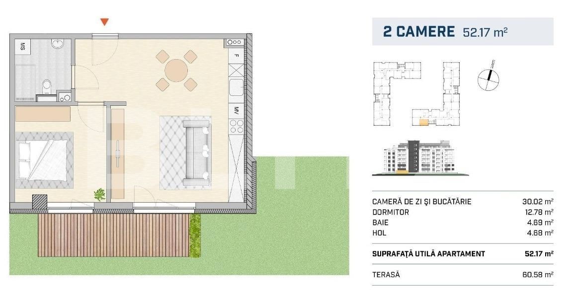 Apartament de vânzare 2 camere Iris - 96614AV | BLITZ Cluj-Napoca | Poza2