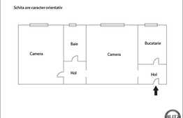 2 camere, semidecomandat, 50 mp, complet renovat, in apropiere de Iulius Mall!