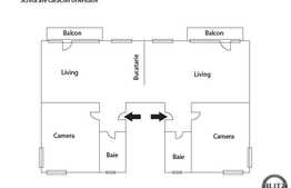 Apartament 4 camere, 100 mp utili, 2 parcari, imobil nou, semifinisat