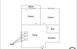 Apartament 3 camere, 50 mp utili, imobil nou, loc de parcare!