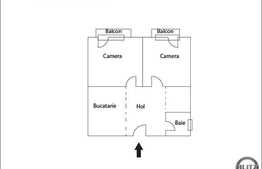 SEMIFINISAT! 60 mp, 2 camere decomandate, zona Baumax, Aurel Vlaicu