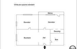 Vanzare 3 camere, 55 mp utili, zona frumoasa, etaj intermediar