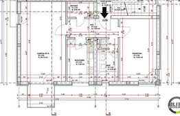 Vanzare 2 camere, stadiul semifinisat, 63 mp utili, loc parcare, zona linistita!