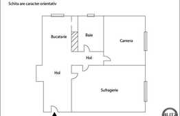 Vanzare 2 camere, decomandat, 50 mp utili, zona Iulius Mall!