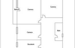 De vanzare apartament semifinisat, 3 camere, 82 mp, posibilitate Prima Casa