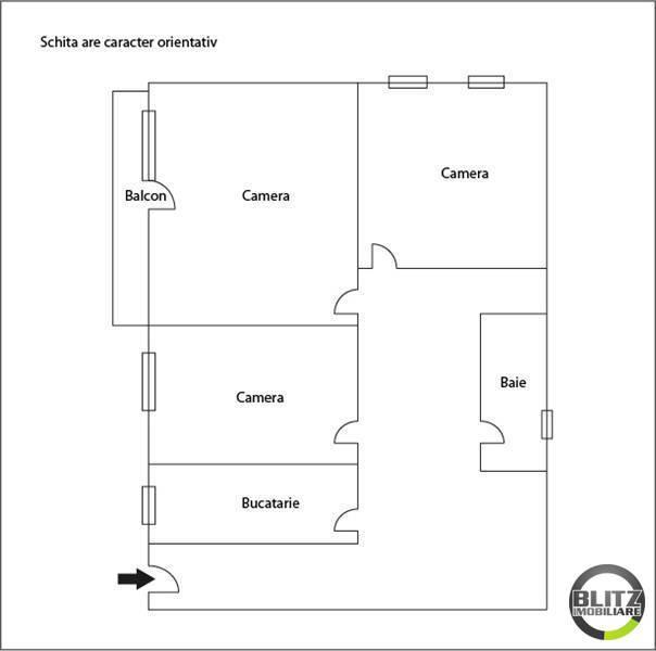 Apartament de vânzare 3 camere Bună Ziua - 972AV | BLITZ Cluj-Napoca | Poza1