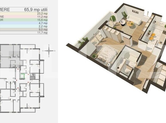 Apartament de vânzare 2 camere Bartolomeu - 97307AV | BLITZ Brașov | Poza1