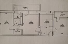 Apartament 3 camere, 60 mp, mobilat/utilat, zona Astra