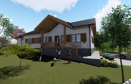 Casa pe un singur nivel, 102 mp utili, teren de 642 mp