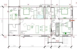 Casa pe un singur nivel, 102 mp utili, teren de 642 mp