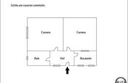Apartament 2 camere, 45 mp utili, loc parcare, zona strazii Marasesti