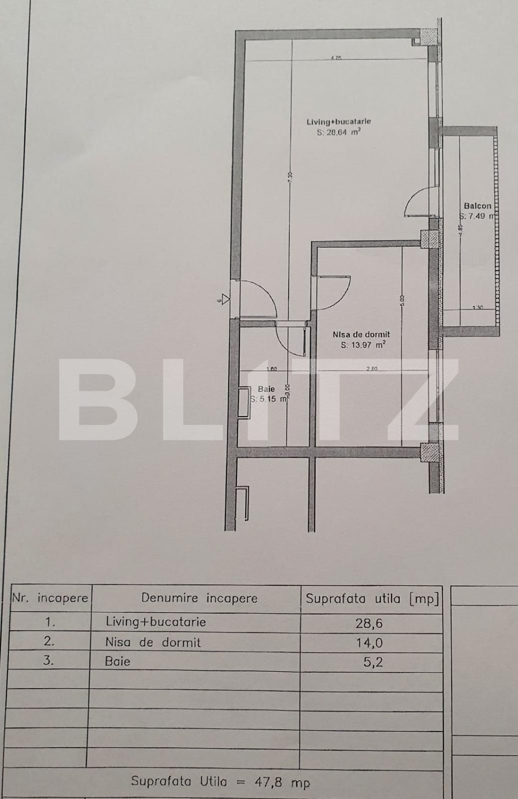 Apartament de vânzare 2 camere Floreşti - 97935AV | BLITZ Cluj-Napoca | Poza1