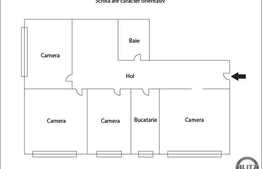 Apartament 4 camere, 67 mp, decomandat, zona strazii Mehedinti