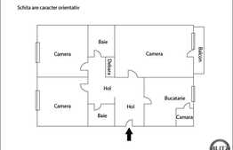 Apartament 3 camere, decomandat, 65 mp utili, parcare, zona strazii Teleorman