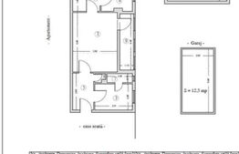 Apartament 2 camere, 50 mp, semidecomandat, zona Hotel Royal