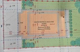 Oportunitate!teren intravilan,556mp, cu autorizatie de construire duplex si demisol construit,  in Andrei Muresanu