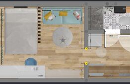 Garsoniera, 22 mp, etaj intermediar, Racadau