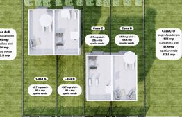 Duplex cu arhitectura moderna, 119 mp, semifinisat, zona Terra 