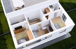 Duplex cu arhitectura moderna, 119 mp, semifinisat, zona Terra 